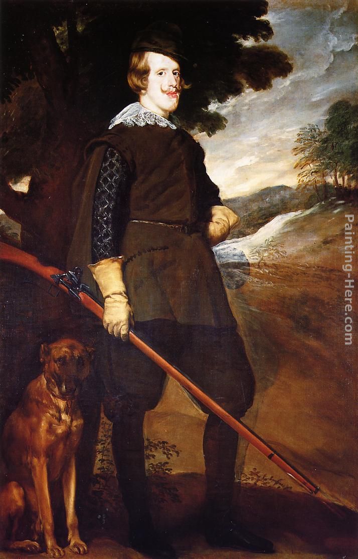 Philip IV as a Hunter painting - Diego Rodriguez de Silva Velazquez Philip IV as a Hunter art painting